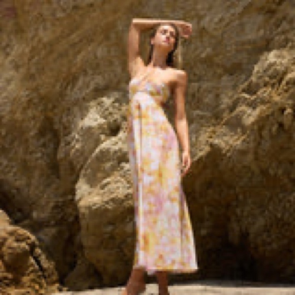 Elegant Floral Maxi Dress